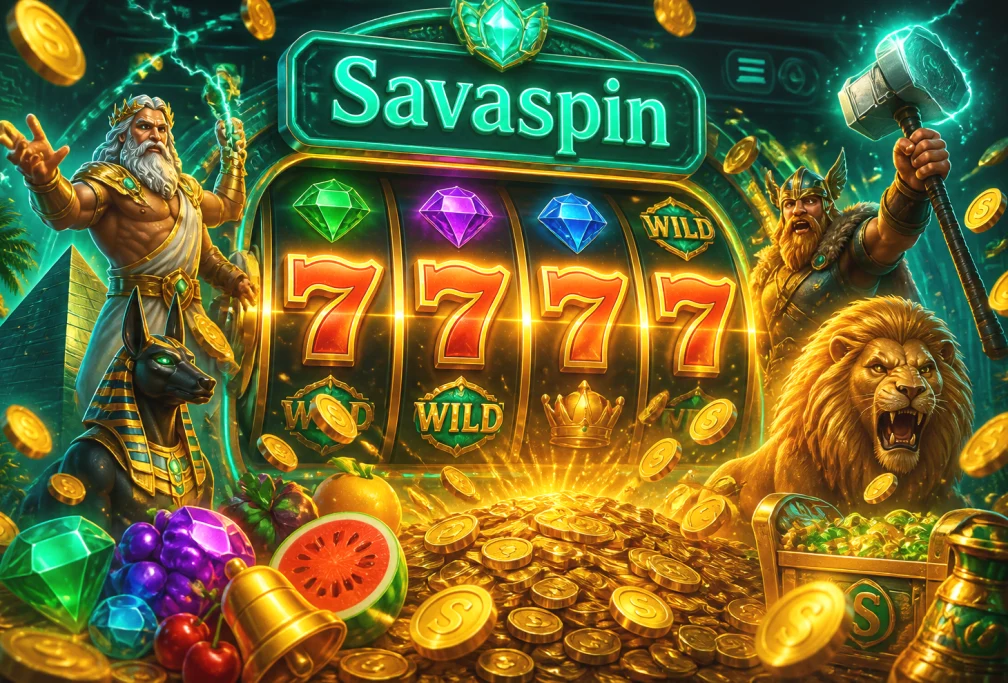 Aplicación móvil de Savaspin mostrando depósitos y retiradas en un dispositivo en España